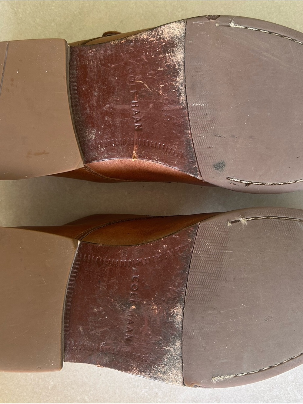 Cole Haan Leather Loafers | Classic Slip-On Comfort Shoes - Picture 4 of 4
